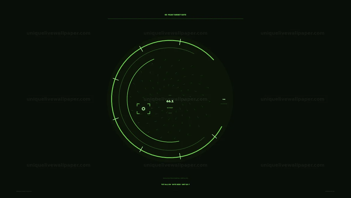 Watermarked thumbnail for Circular Radar Targeting HUD Seamless Loop
