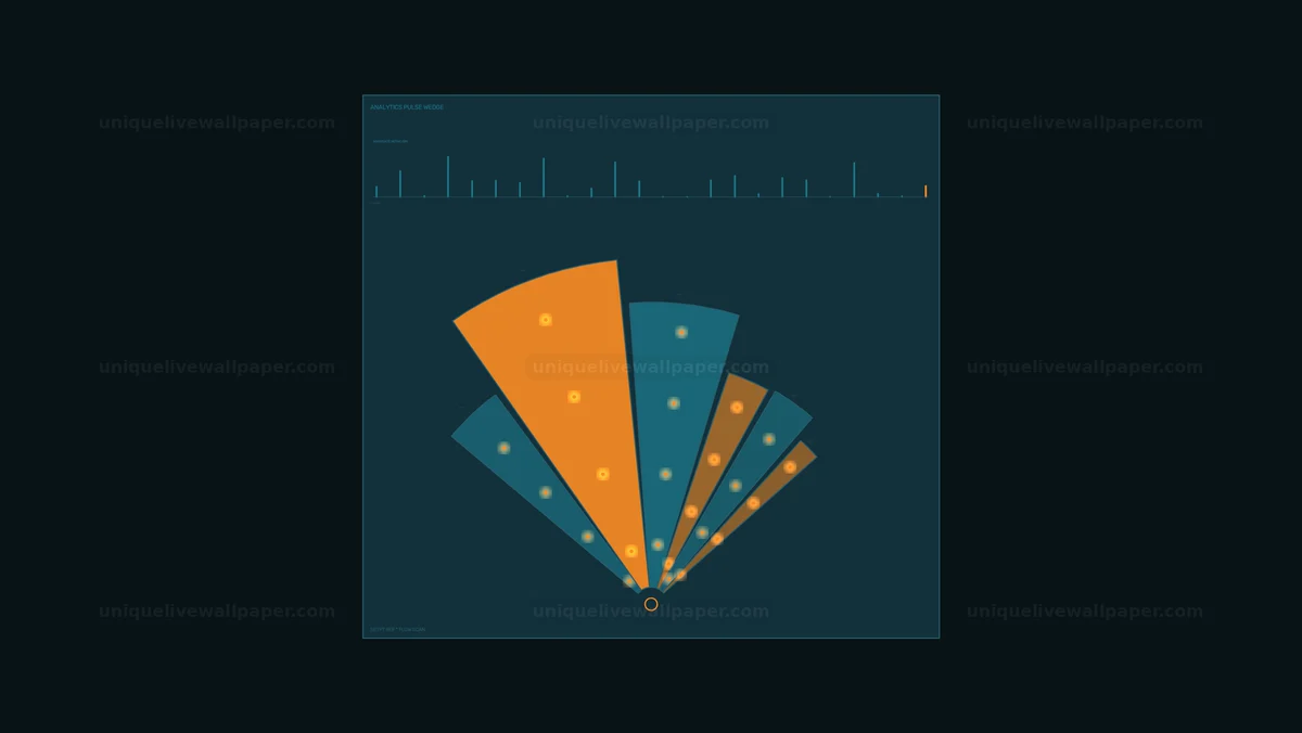 Data Analytics HUD Radial Chart Seamless Loop