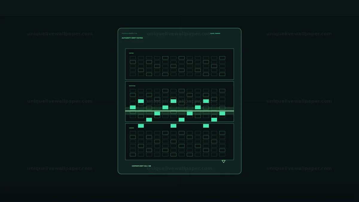 Watermarked thumbnail for Political Danger Status HUD Seamless Loop