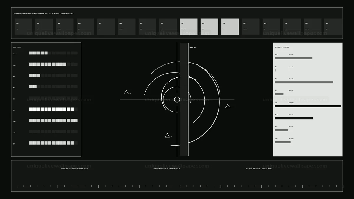 Watermarked thumbnail for Reactor Operational Status Display HUD Seamless Loop