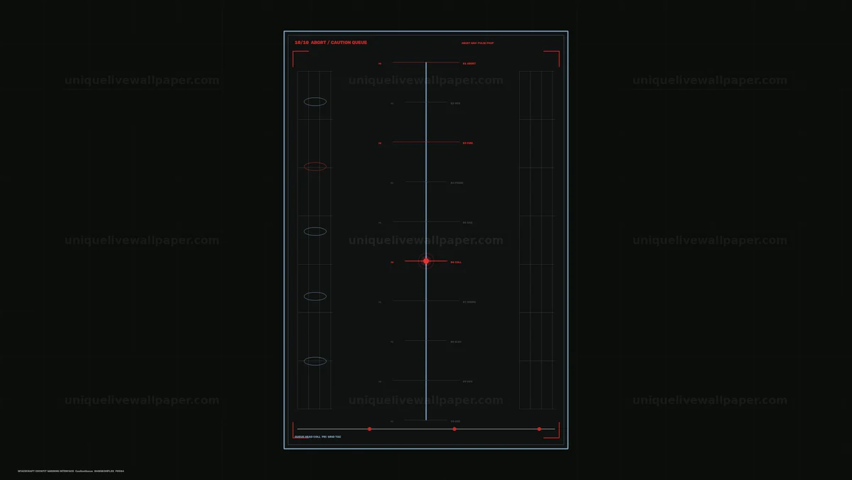 Watermarked thumbnail for Spacecraft Cockpit Warning HUD Seamless Loop