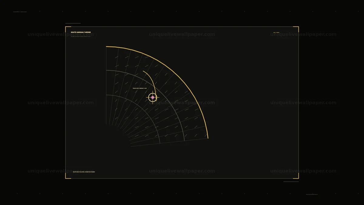 Border Activity Tracking Radar HUD Seamless Loop