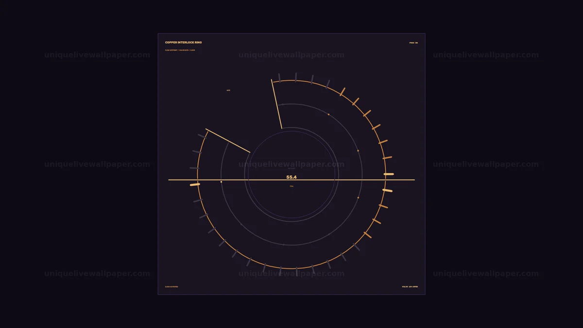 Watermarked thumbnail for Circular Data Visualization HUD Seamless Loop