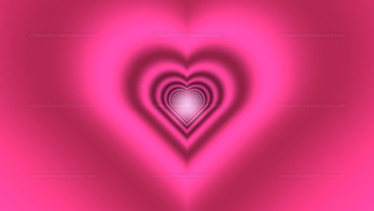 Watermarked thumbnail for Abstract Heart-Shaped Fluid Tunnel Seamless Loop