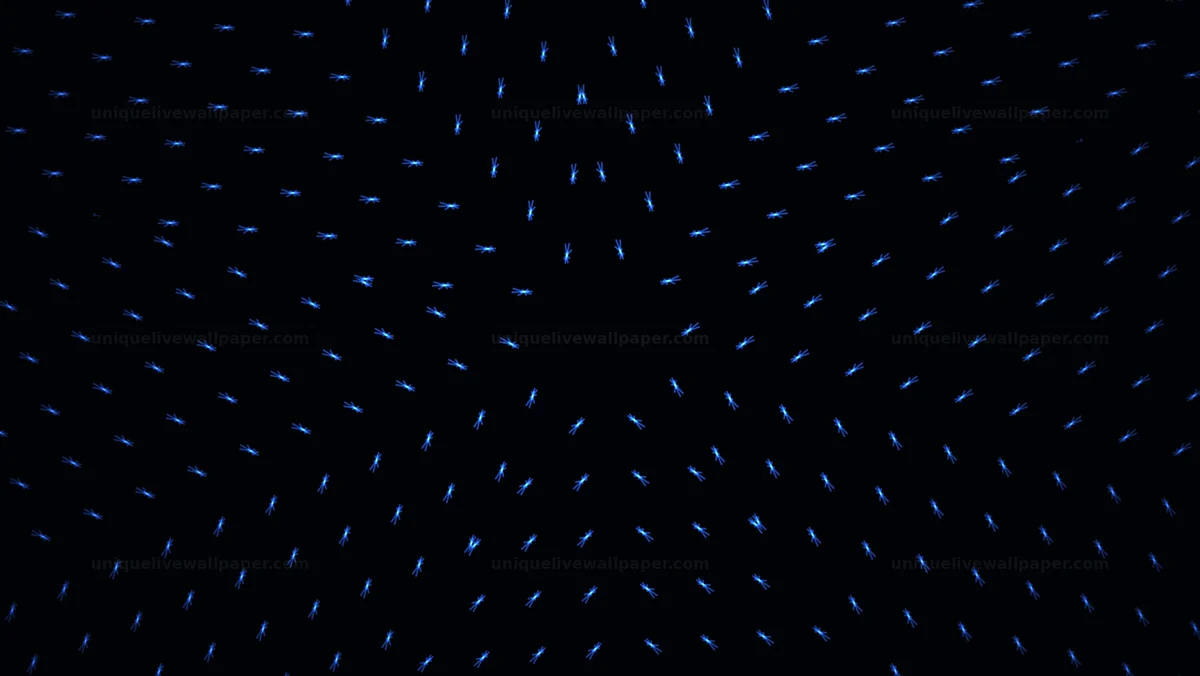 Watermarked thumbnail for Blue Glitter Constellation Particle Field Seamless Loop