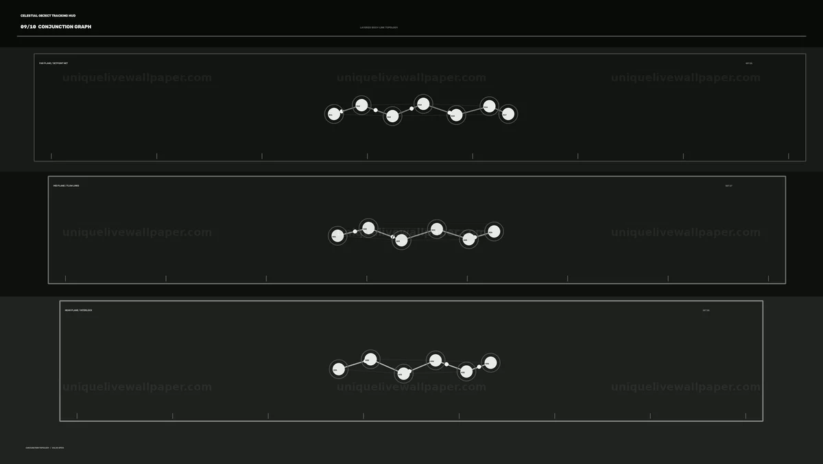 Celestial Object Tracking HUD Seamless Loop