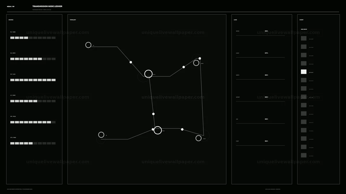 Watermarked thumbnail for Energy Distribution Monitoring HUD Seamless Loop