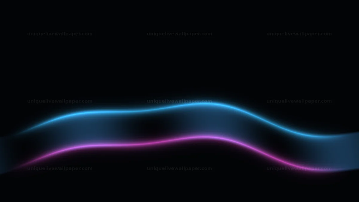 Watermarked thumbnail for Blue and Magenta Wavy Light Ribbons Seamless Loop