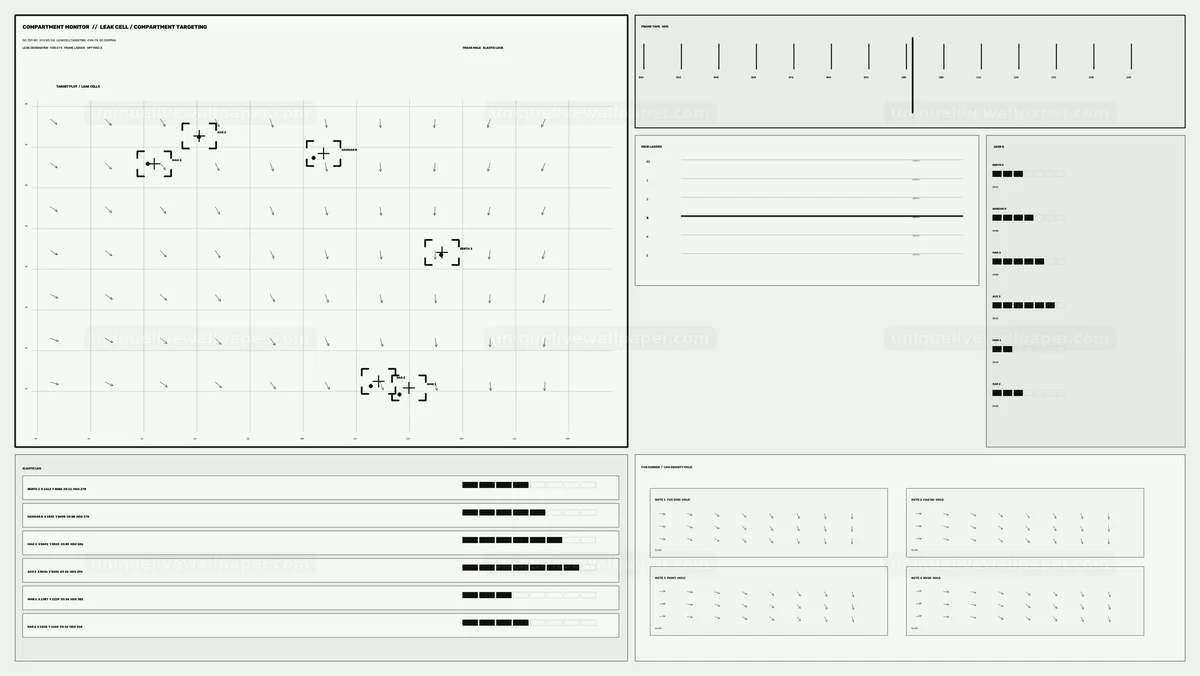 Compartment Monitoring HUD Dashboard Seamless Loop