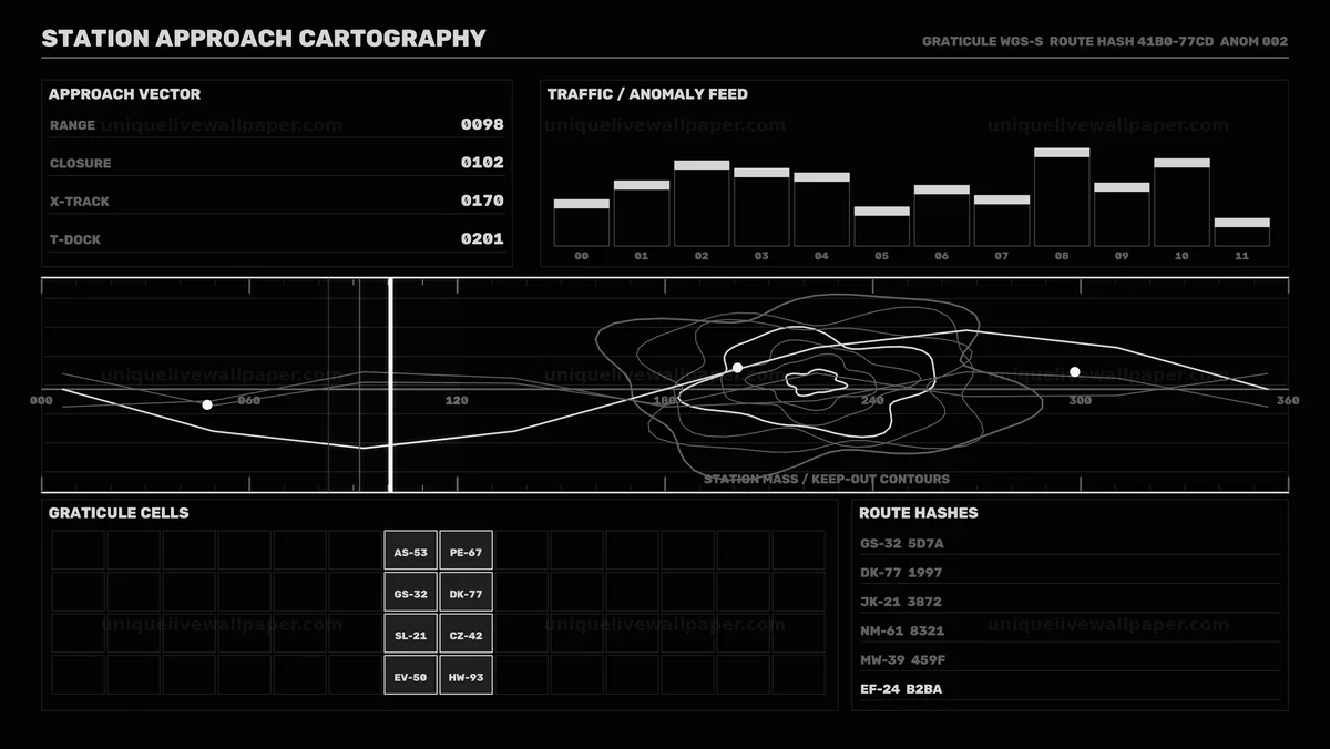 Watermarked thumbnail for Space Docking Guidance Interface Seamless Loop