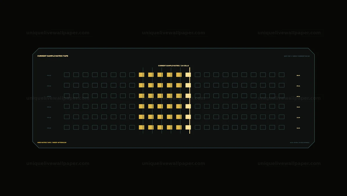 Array Current Telemetry HUD Seamless Loop