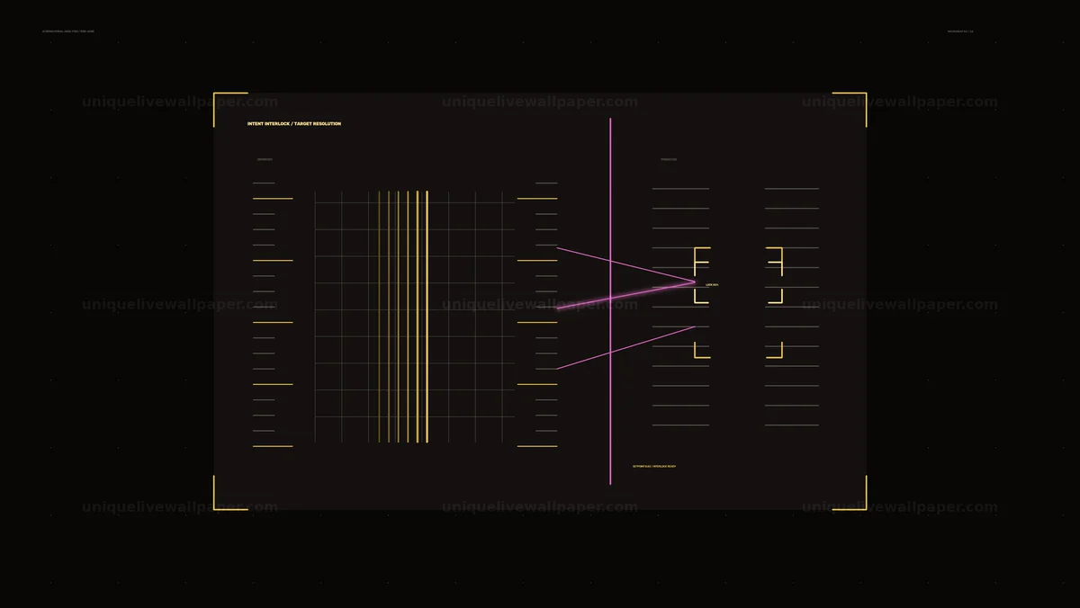 Intent Analysis Data HUD Seamless Loop