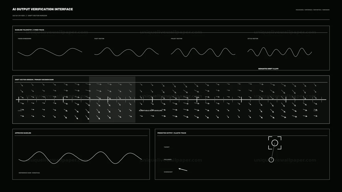 Watermarked thumbnail for AI Output Verification Interface HUD