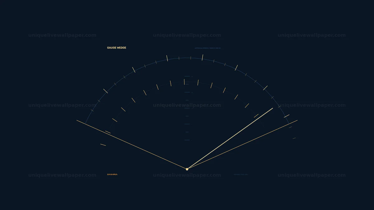 Watermarked thumbnail for Futuristic Radial Gauge HUD Seamless Loop