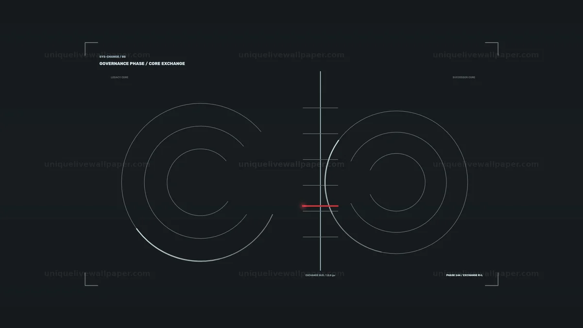 Governance System Change Data Visualization HUD Seamless Loop