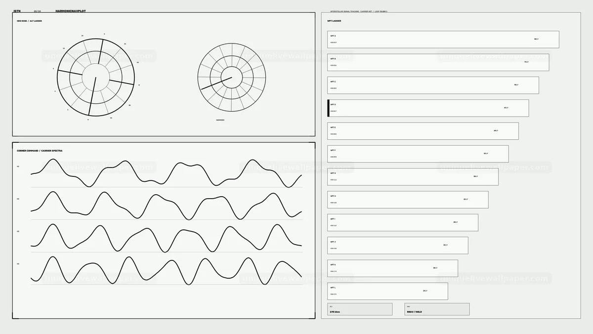 Interstellar Signal Tracking Interface Seamless Loop