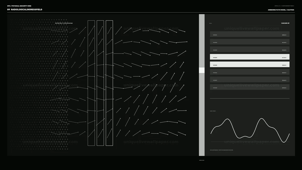 Nuclear Facility Security Grid HUD Seamless Loop