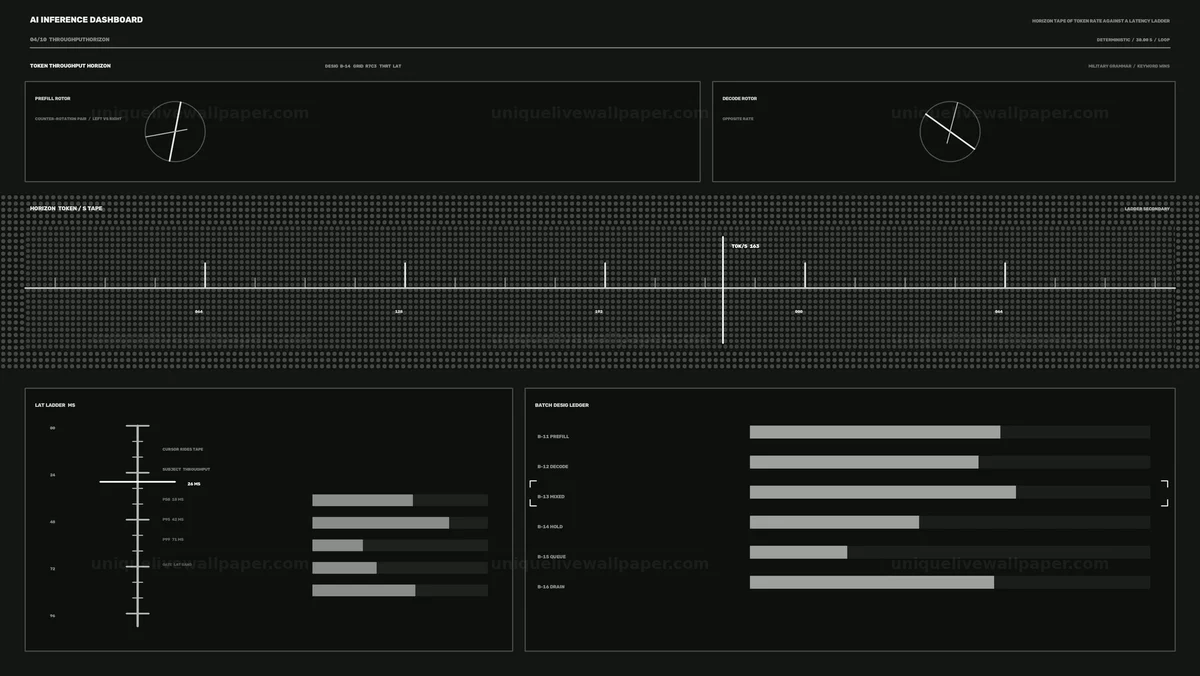 Watermarked thumbnail for AI Inference Dashboard Token Throughput Seamless Loop