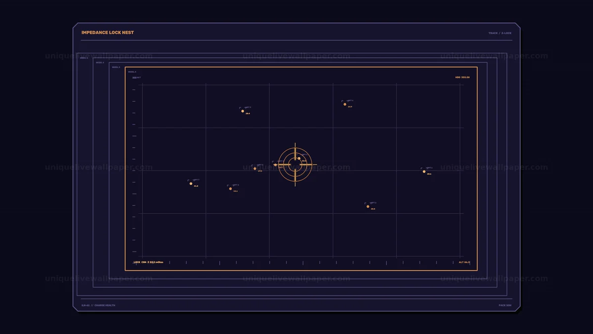 Charge Health Status HUD Interface Seamless Loop