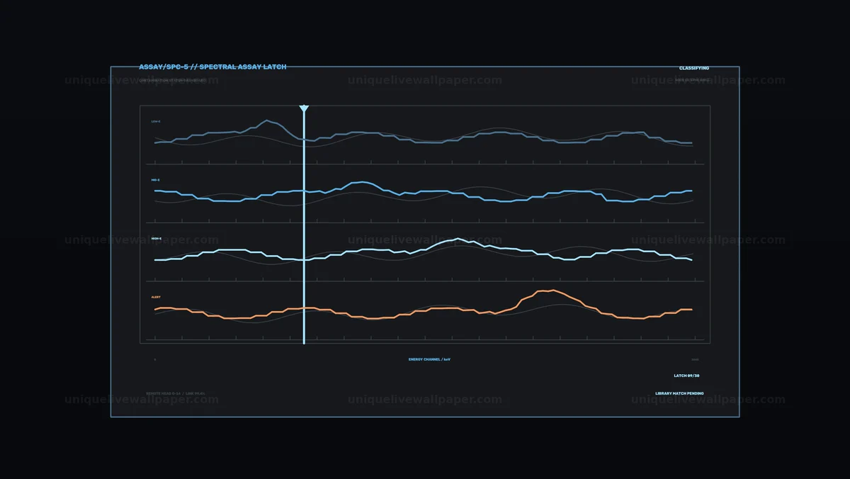 Contamination Status Dashboard Spectral Graphs Seamless Loop