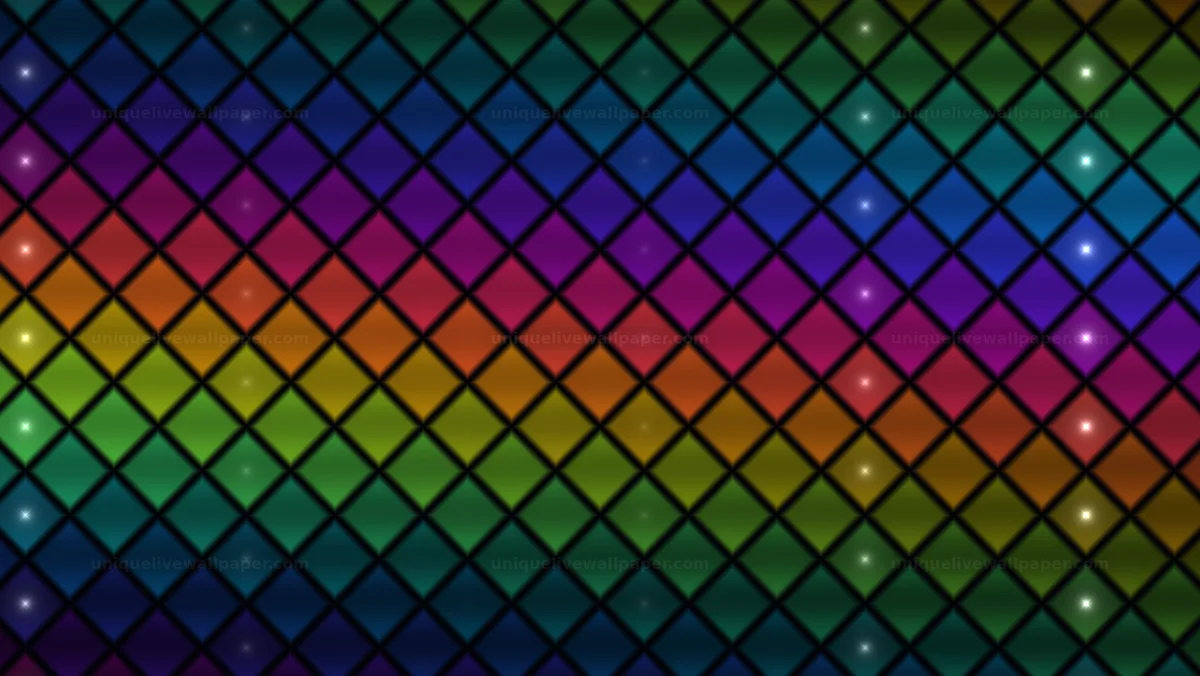 Glitter Mosaic Shimmer Background Seamless Loop