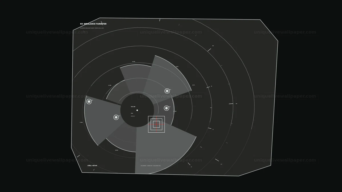 Imbalance Monitoring Dashboard HUD Seamless Loop