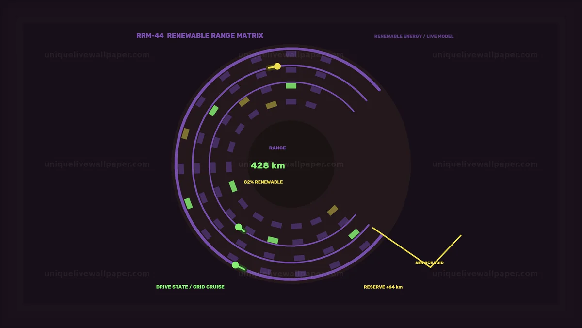 Renewable Energy Visualization Interface Seamless Loop