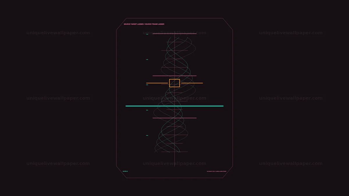 Acoustic Data Visualization HUD Interface Seamless Loop