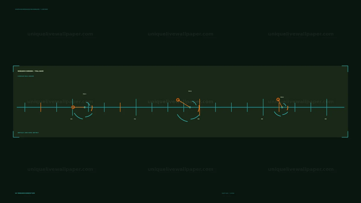 Campaign Research Dashboard HUD Seamless Loop