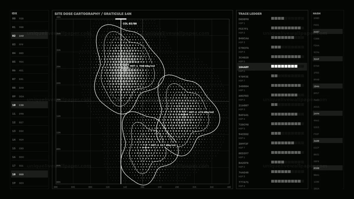 Nuclear Plant Incident Dose Mapping HUD