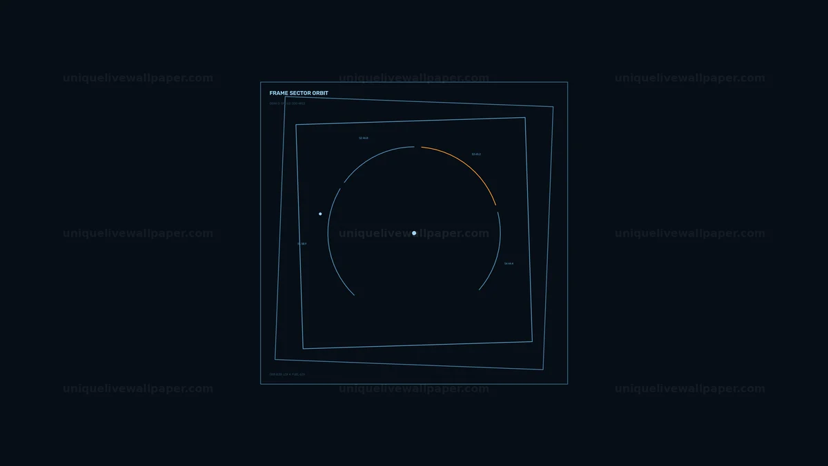 Orbital Tracking HUD Seamless Loop