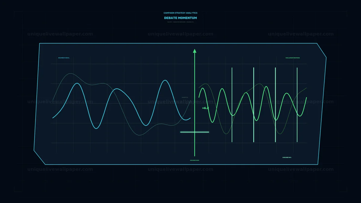 Campaign Strategy Analytics Graph HUD Seamless Loop