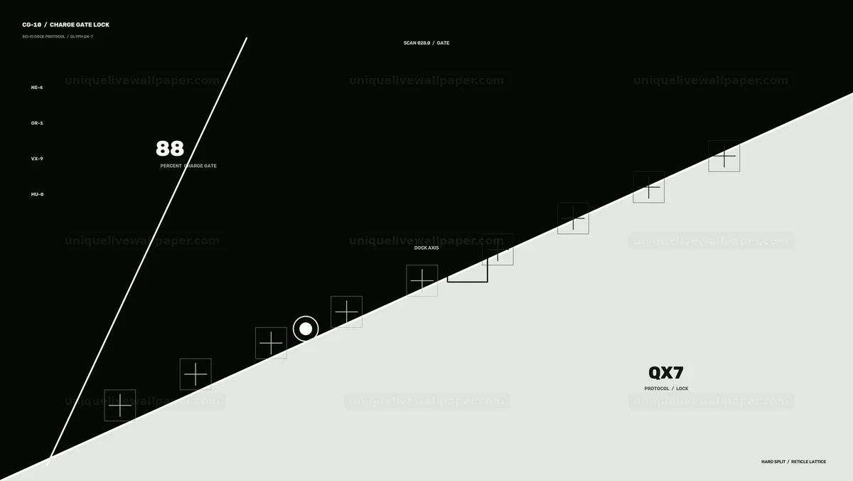 Watermarked thumbnail for Charge Status HUD with Docking Reticles Seamless Loop