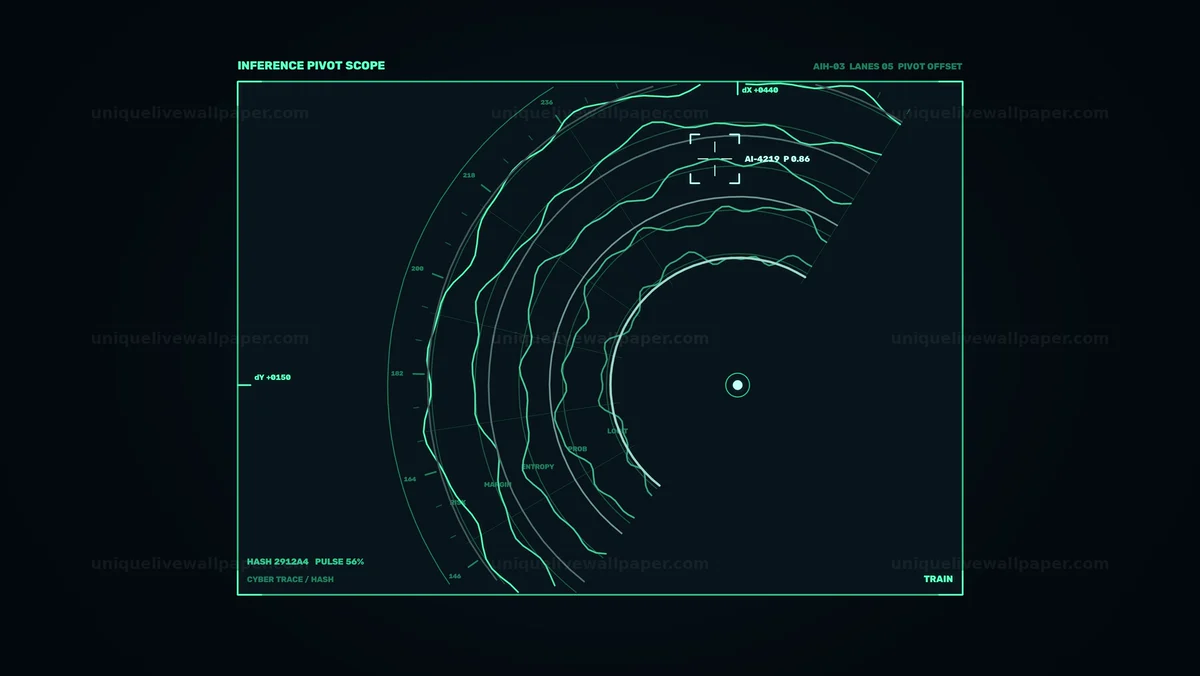 Watermarked thumbnail for Advanced AI Heads-Up Display Seamless Loop