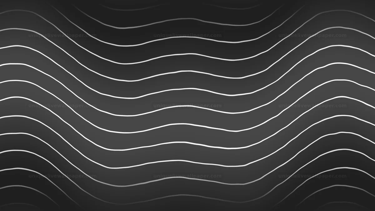 Watermarked thumbnail for Black and White Flowing Contour Background Seamless Loop
