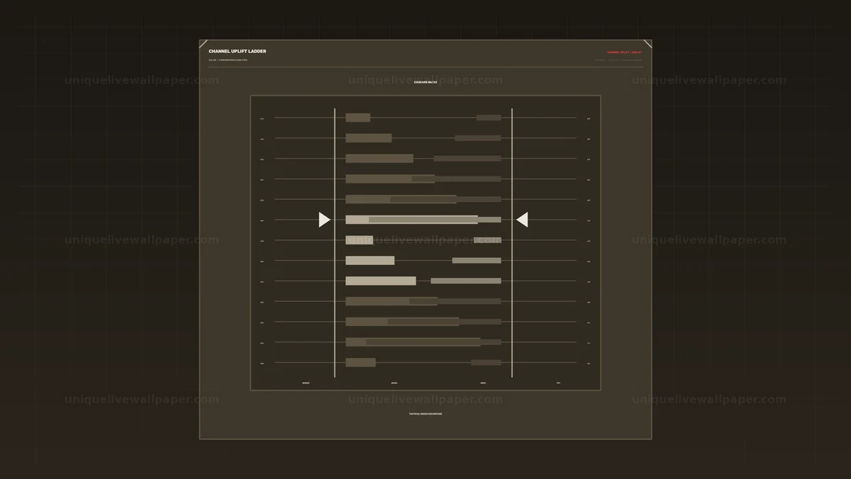 Campaign Reach Analytics HUD Interface Seamless Loop