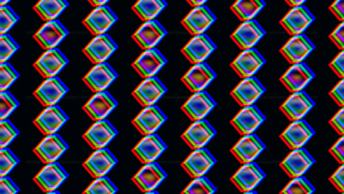 Watermarked thumbnail for Color channel displacement background creates dynamic graphic effects