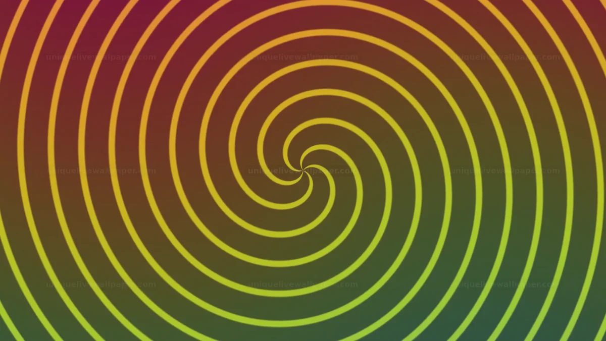 Watermarked thumbnail for Neon Spiral Rings Abstract Seamless Loop