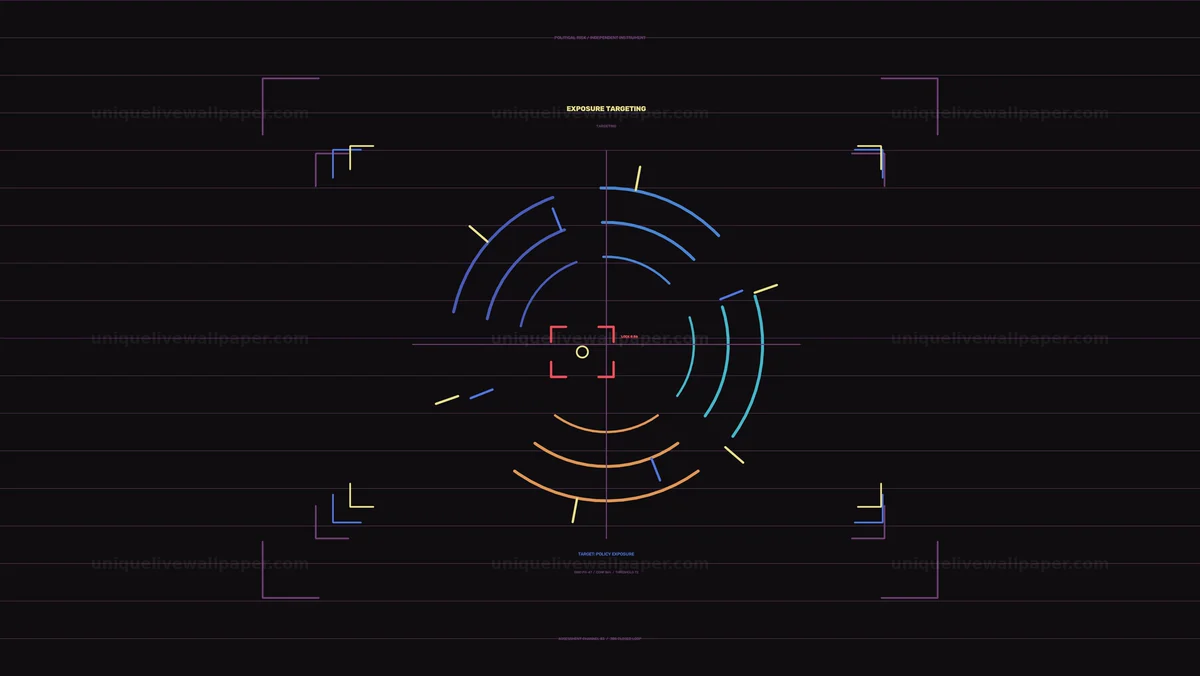 Watermarked thumbnail for Political Risk Assessment Dashboard HUD Seamless Loop