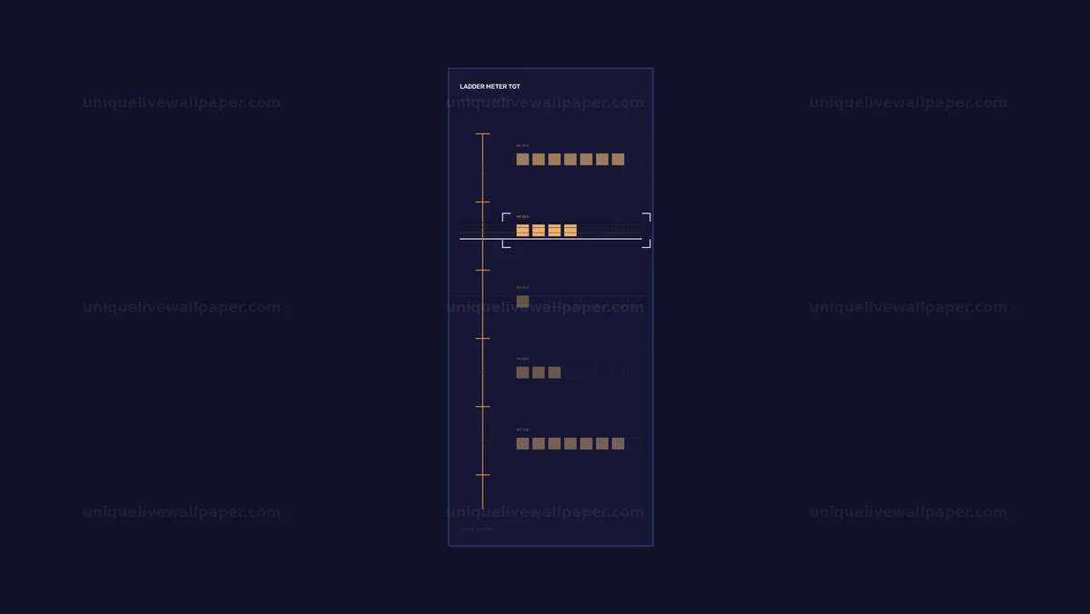Watermarked thumbnail for Data Dashboard HUD with Meter Bars Seamless Loop