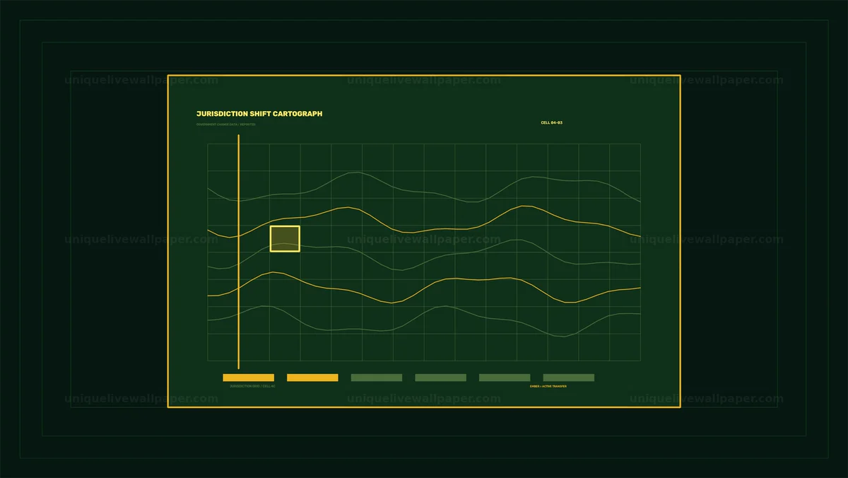 Government Change Data Visualization HUD Seamless Loop