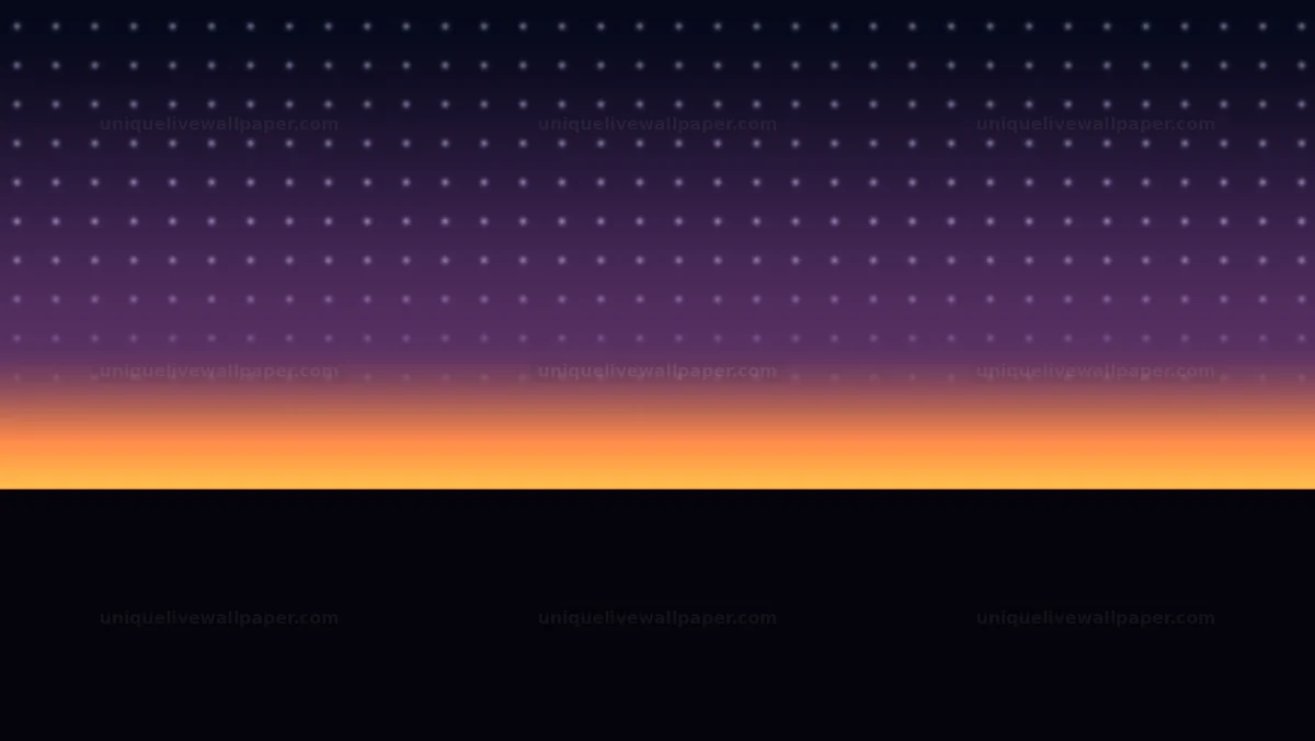 Watermarked thumbnail for Twilight Horizon Gradient with Dots Seamless Loop