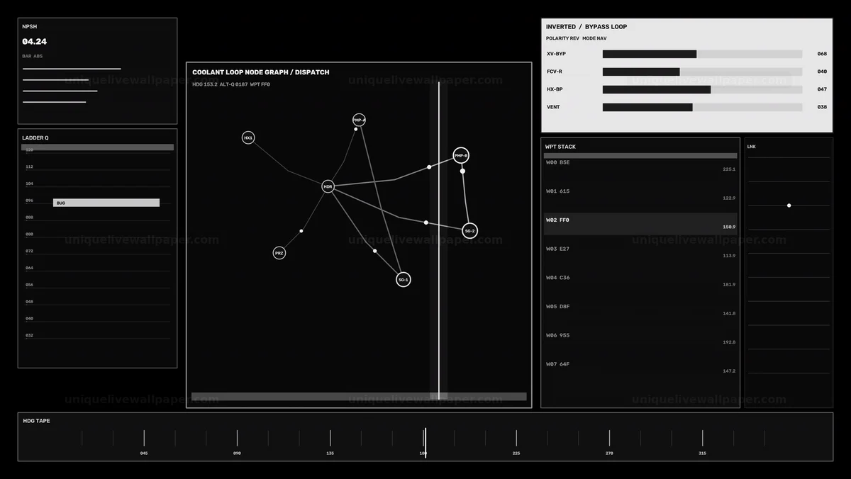 Watermarked thumbnail for Coolant Flow Monitoring HUD Seamless Loop