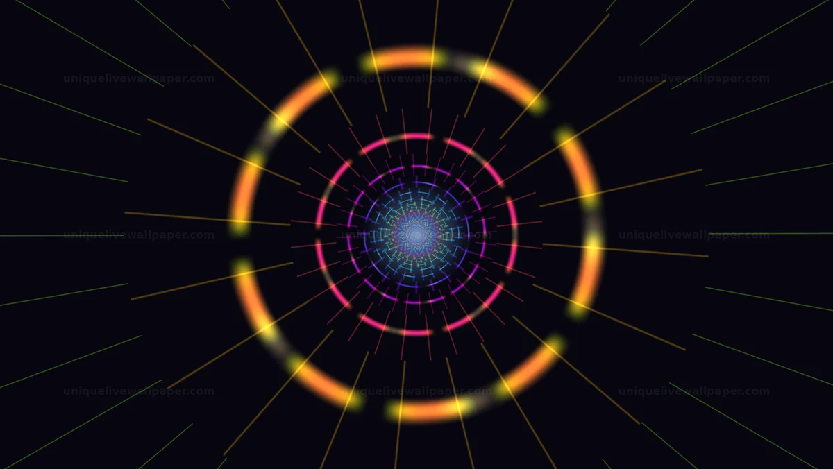 Cosmic Light Tunnel Background Seamless Loop