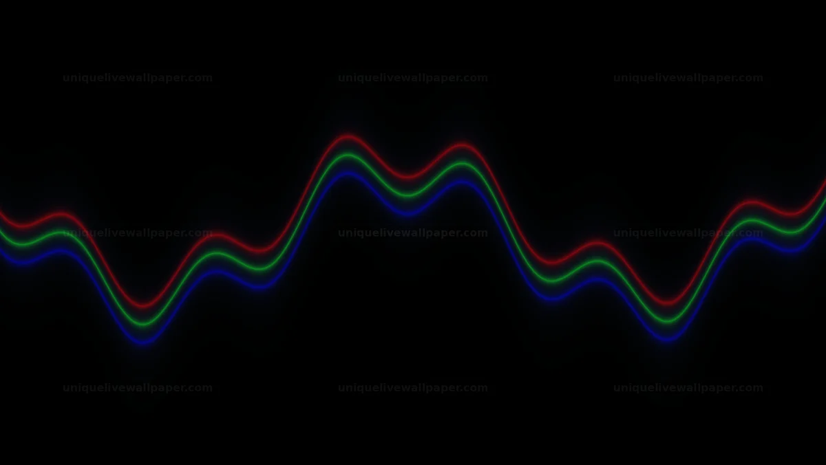Watermarked thumbnail for Glowing Violet Wavy Light Line Seamless Loop