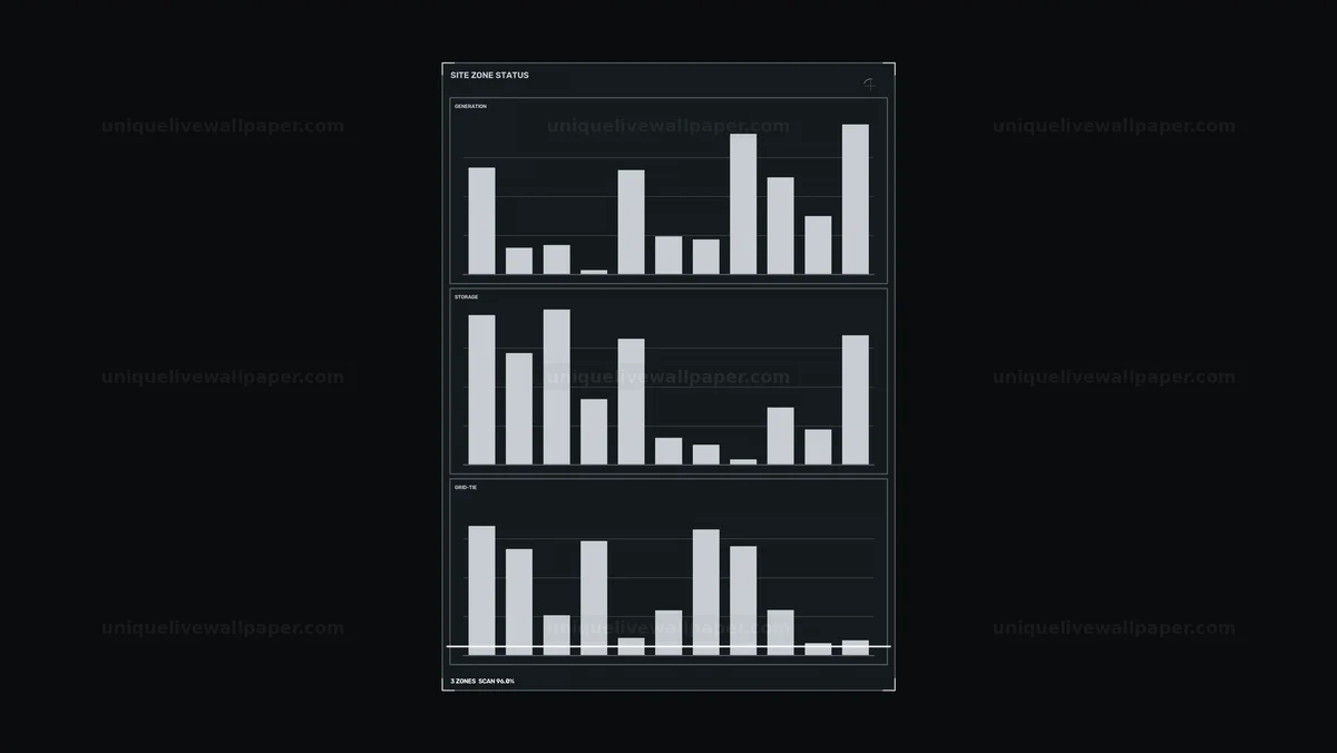 Watermarked thumbnail for Clean Energy Operations Dashboard Seamless Loop