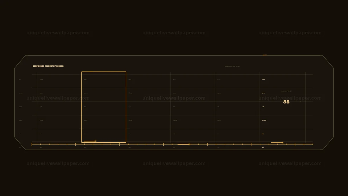 Confidence Telemetry Score HUD Seamless Loop