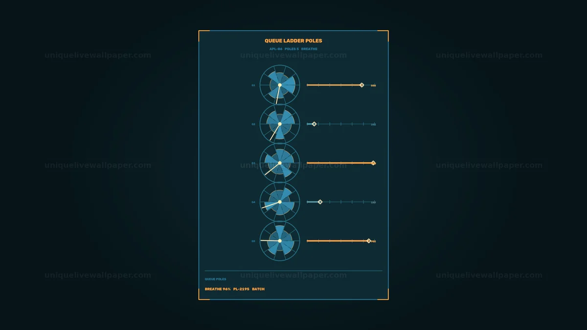 Watermarked thumbnail for Data Queue Analytics HUD Seamless Loop