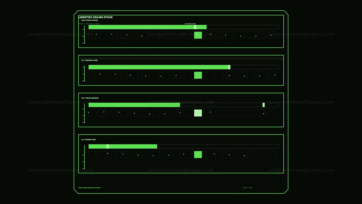 Watermarked thumbnail for Civil Rights Emergency Status HUD Seamless Loop