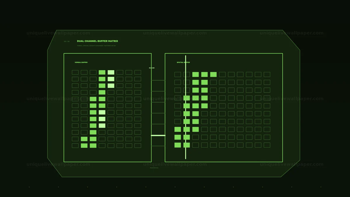 Cognitive Load Matrix HUD Seamless Loop
